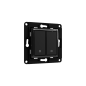 SH-WALL-SWITCH-2-B - Shelly Wall Switch 2 - Doppio pulsante per il controllo di due canali - Compatibile con Shelly Plus i4, Plu