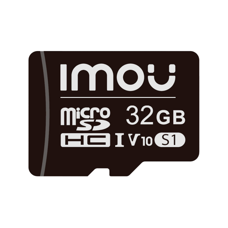 ST2-32-S1-IMOU - Scheda microSD Imou - Capacità 32 GB - Classe 10 | Velocità R/W: 95/38 MB/s - Cicli E/P: fino a 500 - Telecamer