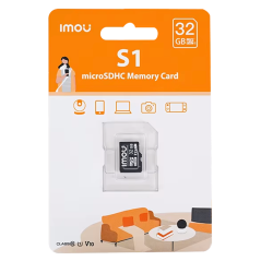 ST2-32-S1-IMOU - Scheda microSD Imou - Capacità 32 GB - Classe 10 | Velocità R/W: 95/38 MB/s - Cicli E/P: fino a 500 - Telecamer