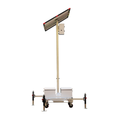 TRAILER-3KWH-440W-3M - Torre TVCC fissa ad alta capacità - Capacità 2.944 Wh | Pannello 440W | Litio - Protezione per esterni e 