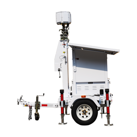 TRAILER-5KWH-440W-7M - NON OMOLOGATO PER LA CIRCOLAZIONE | MONTAGGIO NON INCLUSO - Trailer TVCC di piccole dimensioni ad alta ca