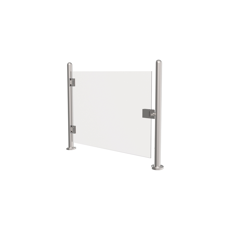 TS-GLASSDOOR-120 - Sistema di chiusura manuale dell'anta - Serratura con chiave (porta manuale) - Compatibile con tornelli - Ant TS-GLASSDOOR-120 - Sistema di chiusura manuale dell'anta - Serratura con chiave (porta manuale) - Compatibile con tornelli - Ant
