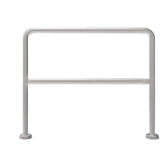 TS-HANDRAIL-120 - Struttura in acciaio inox - Compatibile con tornelli - Limitazione del passaggio - Dimensioni: 980mm (H) x 120