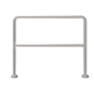 TS-HANDRAIL-120 - Struttura in acciaio inox - Compatibile con tornelli - Limitazione del passaggio - Dimensioni: 980mm (H) x 120 TS-HANDRAIL-120 - Struttura in acciaio inox - Compatibile con tornelli - Limitazione del passaggio - Dimensioni: 980mm (H) x 120