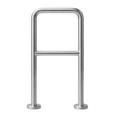 TS-HANDRAIL-50 - Struttura in acciaio inox - Compatibile con tornelli - Limitazione del passaggio - Dimensioni: 980mm (H) x 500m