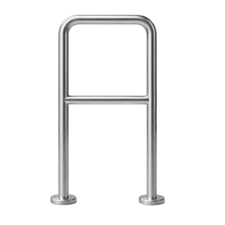 TS-HANDRAIL-50 - Struttura in acciaio inox - Compatibile con tornelli - Limitazione del passaggio - Dimensioni: 980mm (H) x 500m
