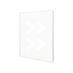 TS-SG808-D1200 - Anta per tornello - Compatibile con TS-SG808 - 564 (H) x 680 (I) x 10 (P) mm - Fori di installazione - Material