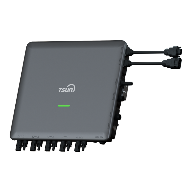 TSOL-MH2000 - Microinverter ibrido TSUN - Potenza 2000W - Compatibile con TSOL-B2000 e altri - Monitoraggio dall'app - Per soluz
