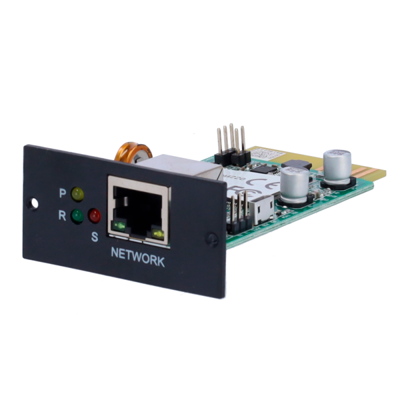 UPS-SNMP-KPM220 - Scheda SNMP per il monitoraggio dell'UPS - Per l'installazione su slot UPS e connessione di rete - Compatibile