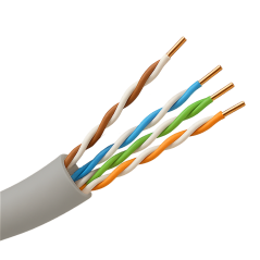 UTP5E-305-BC-PVC-Eca - Cavo UTP Categoria 5E - Conduttore OFC,100% rame - Diametro 25 AWG-0,45mm - Certificato CPR Eca - Guaina 