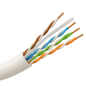UTP6-1000-BC-H-Dca - Cavo rigido UTP rigido senza alogeni - Categoria 6 - Soddisfa il test Fluke 90m - Conduttore OFC, purezza 9