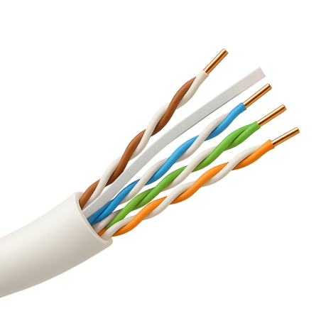 UTP6A-305-LSZH-Dca - Safire cavo UTP Categoria 6A - Conduttore OFC,100% rame - Diametro 23 AWG-0,55mm - Certificato CPR: Dca-S1,