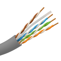 UTP6A-305-PVC-Eca - Safire cavo UTP Categoria 6A - Conduttore OFC,100% rame - Diametro 23 AWG-0,55mm - Certificato CPR: Eca - Gu