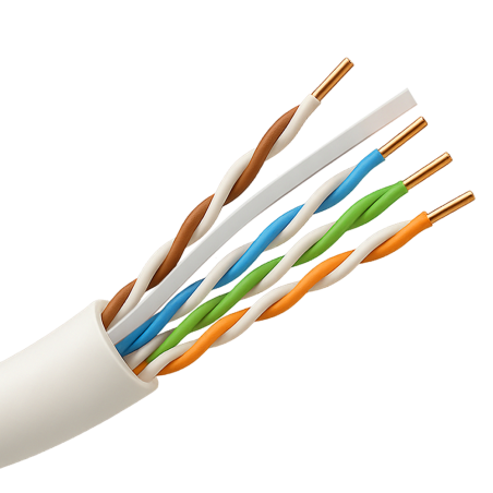 UTP6A-500-LSZH-Dca - Safire cavo UTP Categoria 6A - Conduttore OFC,100% rame - Diametro 23 AWG-0,55mm - Certificato CPR: Dca-S1,