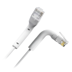 UTP6A-FLEX-05W - Cavo UTP flessibile - Ethernet - Connettori RJ45 - Categoria 6A - 0,5 m - Colore bianco