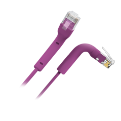 UTP6A-FLEX-1P - Cavo UTP flessibile - Ethernet - Connettori RJ45 - Categoria 6A - 1 m - Colore viola