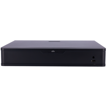 UV-NVR304-16B-P16-IQ - Uniview Gamma Easy - Videoregistratore NVR per telecamere IP - Risoluzione fino a 12Mpx - 16CH video / Co