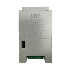 UV-PWR-DC1204-C4-EU - Alimentatore multicanale Uniview - 4 canali - Salida 12VDC 4A (1A / canale) / 40W - Ingresso 200 - 240VAC 