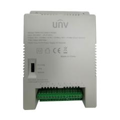 UV-PWR-DC1208-C16-EU - Alimentatore multicanale Uniview - 16 canali - Salida 12VDC 8A (0.5A / canale) / 96W - Ingresso 200 - 240
