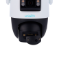 UV-UHO-P2S-M55F34 - Telecamera IP WiFi Uniarch | 5MP - Doppia ottica 2.8 mm panoramica e 4 mm PTZ - IR 30m | Luce bianca 30 m | 