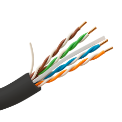 UV-UTP6-305-BC-OUTDOOR - Cavo UTP rigido per esterni - Categoria 6 - Soddisfa il test Fluke 90m - Conduttore OFC, purezza 99.9% 