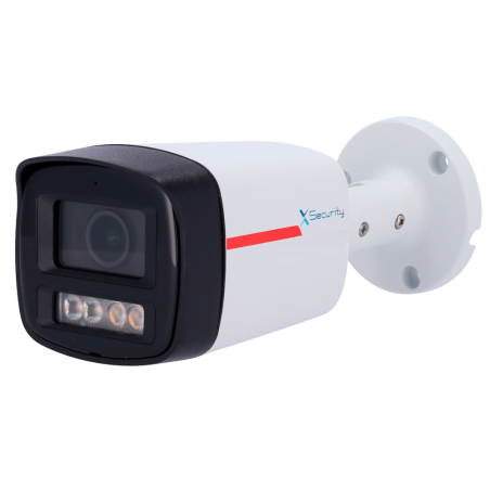 XS-IPB028CA-8P-WIZCOLOR - X-Security Telecamera IP Bullet Wizcolor - 8 Megapixel (3840×2160) | Sensore 1/1.8" F1.0 - Ottica 2.8 