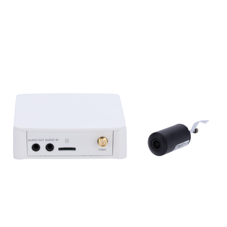 XS-IPMCKIT-4U-L3 - Kit telecamera Pinhole X-Security - 4 Megapixel (2688x1520) | Ottica 2.8 mm - WDR (120 dB) | 3D NR | Audio | 