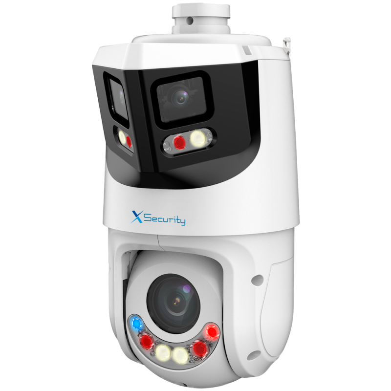 XS-IPSD6325TA-8P-TIOC-TANDEM - X-Security IP tandem gamma ULTRA - Doppia Ottica (Panoramica 8Mpx + PTZ 4Mpx) - Ottica PTZ 5~125 XS-IPSD6325TA-8P-TIOC-TANDEM - X-Security IP tandem gamma ULTRA - Doppia Ottica (Panoramica 8Mpx + PTZ 4Mpx) - Ottica PTZ 5~125