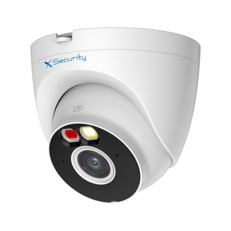XS-IPT981A-5EW-SL - X-Security Telecamera IP Turret WiFi - Risoluzione 5 Megapixel (2880x1620) - Ottica 2.8 mm | Allarme con eff