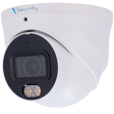 XS-IPT982CA-6P-WIZCOLOR - X-Security Telecamera IP Turret Wizcolor - 6 Megapixel (3288×1850) | Sensore 1/1.8" F1.0 - Ottica 2.8 