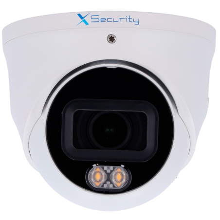 XS-IPT982CA-6P-WIZCOLOR - X-Security Telecamera IP Turret Wizcolor - 6 Megapixel (3288×1850) | Sensore 1/1.8" F1.0 - Ottica 2.8 