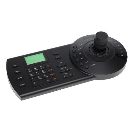 XS-KB1000N-E - Tastiera di controllo IP X-Security - Schermo LCD - Collegamento RS485 / RS422 / RJ45 / RS232 - Joystick 3 assi