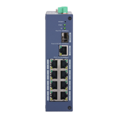 XS-SW8GE1GE1SFP-MGD - Switch managed L2 con 8x RJ45 e 2x Uplink - 8 porte di rete locale a 10/100 Mbps - Doppio uplink: 1x RJ45 
