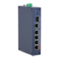 XS-SWI0604HIPOE-MF-60-DIN - X-Security Industrial L2 Managed Switch - 4 puertos PoE 10/100 (Puerto 1 Hi-PoE hasta 60W) - Uplink 