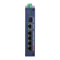XS-SWI0604HIPOE-MF-60-DIN - X-Security Industrial L2 Managed Switch - 4 puertos PoE 10/100 (Puerto 1 Hi-PoE hasta 60W) - Uplink 
