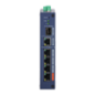 XS-SWI0604HIPOE-MF-60-DIN - X-Security Industrial L2 Managed Switch - 4 puertos PoE 10/100 (Puerto 1 Hi-PoE hasta 60W) - Uplink 