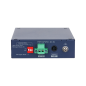 XS-SWI0604HIPOE-MF-60-DIN - X-Security Industrial L2 Managed Switch - 4 puertos PoE 10/100 (Puerto 1 Hi-PoE hasta 60W) - Uplink 