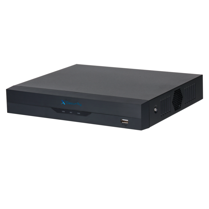 XS-XVR3104T-HV - Videograbador 5n1 X-Security - 4 CH HDTVI / HDCVI / AHD / CVBS / 4+1 CH IP - 1080N/720P | H.265+ - Audio All-ov