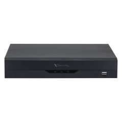 XS-XVR6104T-4KL-WIZ - Videoregistratore 5n1 X-Security - 4 CH analogici (5 Mpx) / 4+4 CH IP (8 Mpx) - Audio su coassiale - Risol