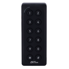 ZK-ER-KR902-ZK - Lettore di accesso da incasso - Accesso tramite scheda EM/MF/MF DESFire e PIN - Indicatore a LED e acustico - W