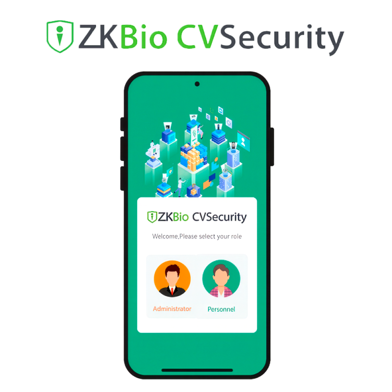 ZK-SOF-ZKBIOCV-MBAPP-N-PERSONNEL-ADDON - Licenza APP di ZKBio CVSecurity - 1 APP per utente aggiuntivo (fino a 500 utenti) - Ape