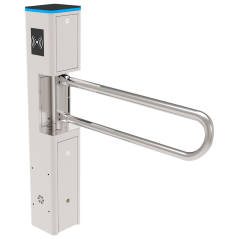 ZK-TS-SBT2000S-N-SS-800-METAL - Varco ad accesso bidirezionale - Anta motorizzata singola - Orari, allarmi e modalità di apertur