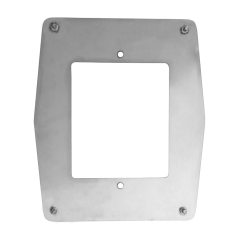 ZK-TSA10-1 - Placca di acciaio personalizzata per tornelli - Cornice di finitura per lettori biometrici - Adatta ai lettori ZK-F