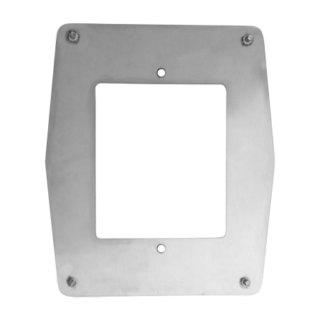 ZK-TSA10-1 - Placca di acciaio personalizzata per tornelli - Cornice di finitura per lettori biometrici - Adatta ai lettori ZK-F