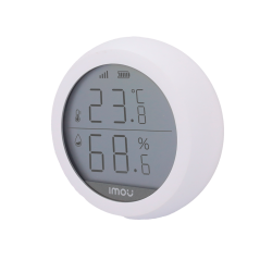 ZTM1-EU-IMOU - Imou Sensore di umidità e temperatura - Display LCD integrato - Zigbee 3.0 - Alta precisione - Richiede HUB - Ada