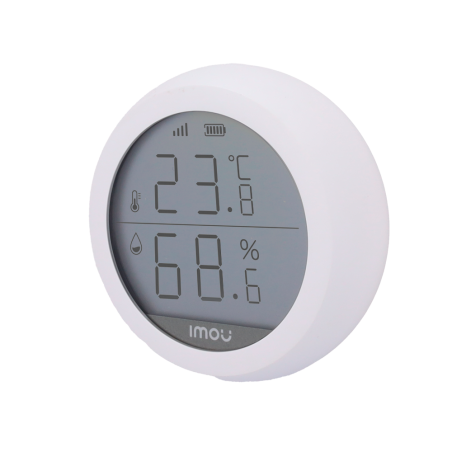 ZTM1-EU-IMOU - Imou Sensore di umidità e temperatura - Display LCD integrato - Zigbee 3.0 - Alta precisione - Richiede HUB - Ada