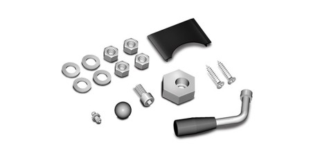 CONFEZIONE ACCESSORI INSTALLAZIONE PER CASSA INOX FU103
