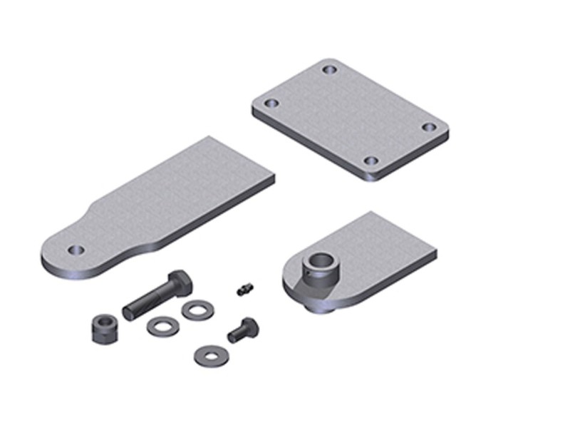 KT237 - KIT 3 STAFFE CORTE PER SMARTY5 SMARTY5/R COMPLETE DI VITI PER FISSAGGIO