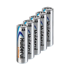 10XBATT-AA-FR06 - Huiderui - Pila AA / FR6 / FR14505 / 15LF - 10 unità - Voltaggio 1.5 V - Litio - Capacità nominale 3000 mAh - 