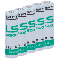 10XBATT-LS14500-S - Saft - PacK di pile AA / LS14500 - Voltaggio 3.6 V - Litio / 10 Unità - Capacità nominale 2600 mAh - Compati
